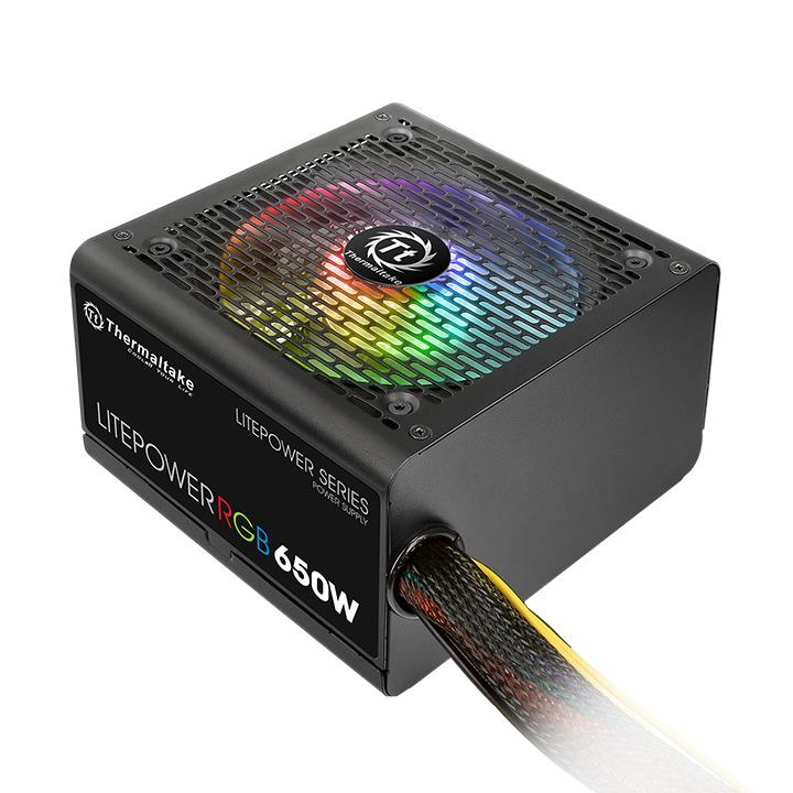 

Блок питания ATX Thermaltake Litepower RGB 650W (230V) PS-LTP-0650NHSANE-1 650W v2.3, A.PFC, вентилятор d120 мм, Litepower RGB 650W (230V)