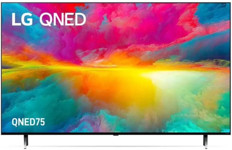 Телевизор LG 75QNED756RA.ARUB 75", черный титан, 4K Ultra HD, 60Hz, DVB-T, DVB-T2, DVB-C, DVB-S, DVB-S2, USB, WiFi, Smart TV