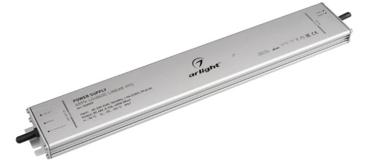 

Блок питания Arlight ARPV-LG48400-LINEAR-PFC 036959 (48V, 8.33A, 400W) IP67 металл, ARPV-LG48400-LINEAR-PFC