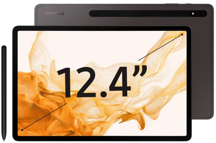 

Планшет 12.4" Samsung Galaxy Tab S8+ 8/256GB 5G SM-X806BZABCAU graphite, Galaxy Tab S8+ 8/256GB 5G