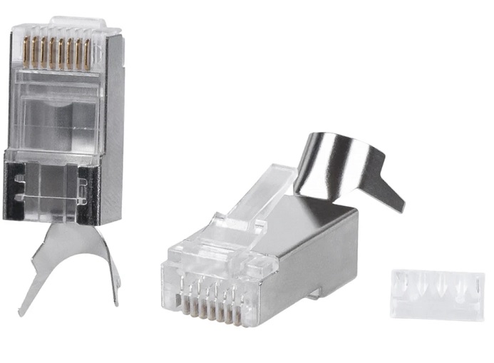 

Коннектор Cabcoil FTP-45-C6(1.35)-INS RJ-45 , категории 6, 6a (для толстых жил) под витую пару, экранированный, вставка в комплекте, FTP-45-C6(1.35)-INS