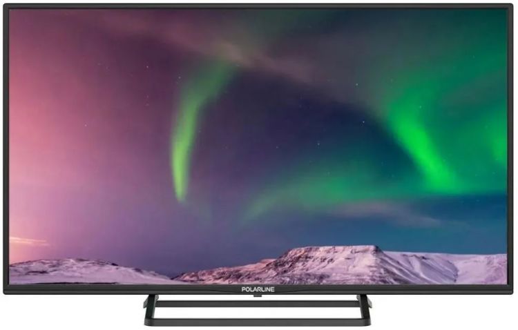 Телевизор LED POLARLINE 40PL53TC-SM 40" черный FULL HD 60Hz DVB-T DVB-T2 DVB-C USB WiFi Smart TV (RUS)