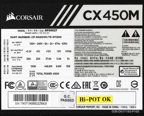 Corsair CX450