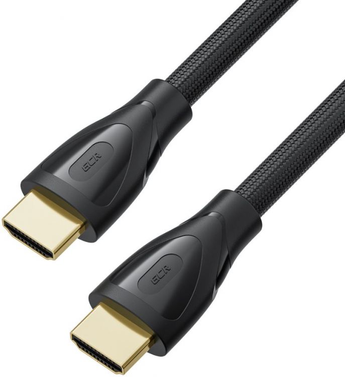 

Кабель интерфейсный Greenconnect GCR-55871 Premium 7.5m, HDMI 2.1, ECO Soft капрон, черный, HDR 4:4:4, Ultra HD, 8K*30Hz/4K*120Hz, 3D, 48 Гбит/с, 3 Х, GCR-55871