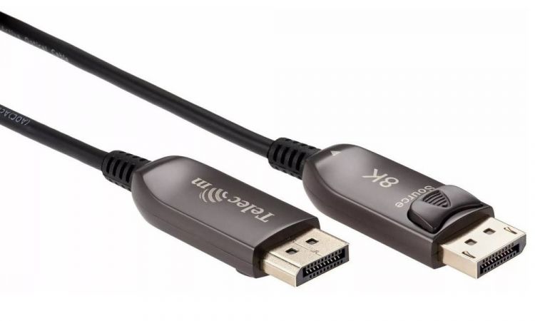 

Кабель интерфейсный DisplayPort Telecom TCG2130-10M активный оптический 1.4V 8K/60Hz 10м, TCG2130-10M