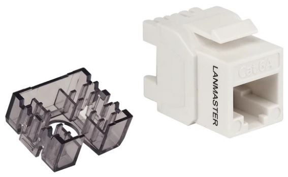 

Модуль Lanmaster LAN-OK45U6A/180N-WH Keystone, RJ45, неэкранированный, кат.6A, без шторки, 180 градусов, белый, LAN-OK45U6A/180N-WH