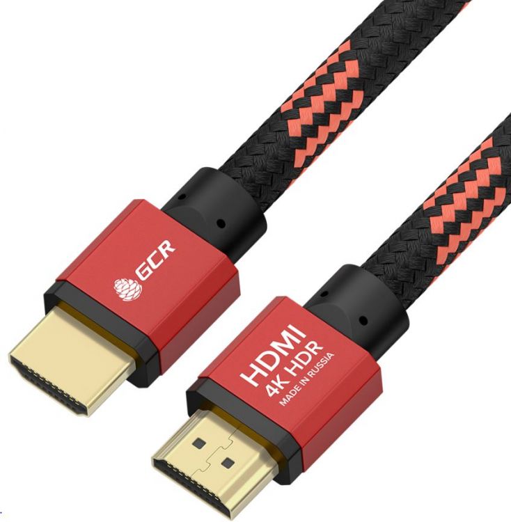 

Кабель интерфейсный Greenconnect GCR-54508 PROF 2.0m HDMI 2.0, BICOLOR ECO Soft капрон, AL корпус красный, HDR 4:2:2, Ultra HD, 4K 60 fps 60Hz/5K*30Hz, GCR-54508