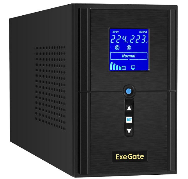 

Источник бесперебойного питания Exegate SineTower SZ-1500.LCD.AVR.2SH.1C13.USB EX295988RUS (инвертор, синус, для котла) 1500VA/1200W, чистая синусоида, SineTower SZ-1500.LCD.AVR.2SH.1C13.USB