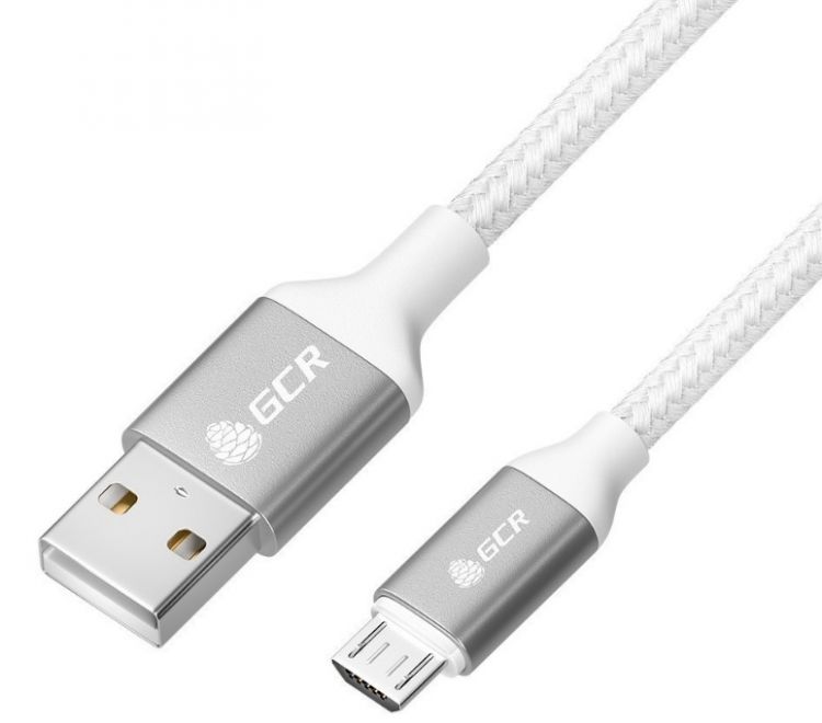 

Кабель интерфейсный Greenconnect GCR-52468 QC 1.0m MicroUSB, быстрая зарядка, белый нейлон, AL корпу, GCR-52468