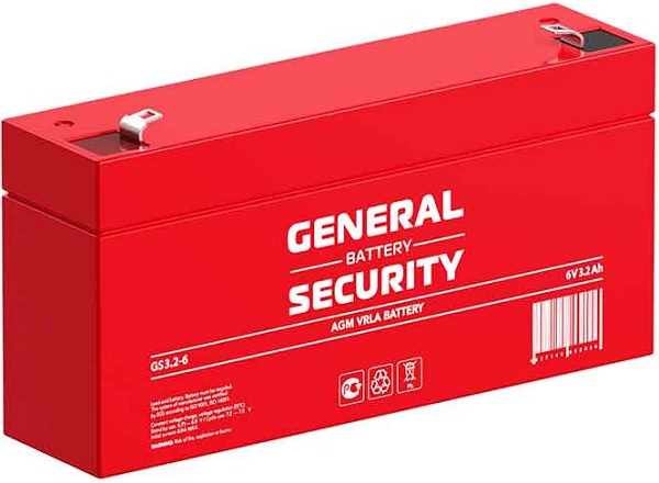 

Аккумулятор General Security GS3.2-6, GS3.2-6