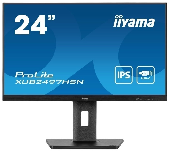 

Монитор 23,8" Iiyama ProLite XUB2497HSN-B1 1920x1080 LED, 16:9, IPS, 250cd, 1300:1, 80M:1, 1ms, 178/178, DP, HDMI, USB, 100Hz, Speakers, tilt, swivel,, ProLite