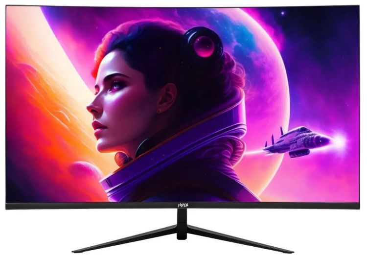 Монитор 27" HIPER Gaming PB2701 2560x1440, 1мс, 300кд/м2, 178°/178°, 16:9, VA, 165Hz, 2*HDMI, FreeSync, 2*DP