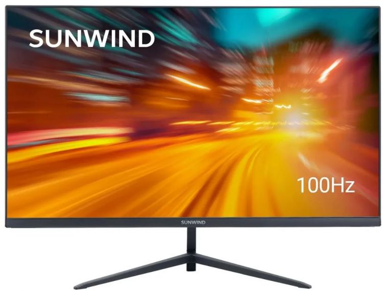 

Монитор 23,8" SUNWIND SM-24FV222 SM24VB01 черный VA 5ms 16:9 HDMI матовая 250cd 178гр/178гр 1920x1080 100Hz FreeSync VGA FHD, SM-24FV222