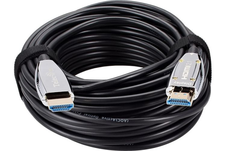 

Кабель интерфейсный Telecom TCG2120-15M активный оптический HDMI 19M/M,ver. 2.1, 8K/60 Hz 15m, TCG2120-15M