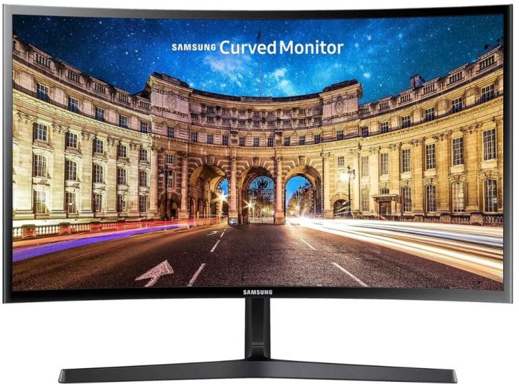 Монитор 27" Samsung C27F396FHI 1920x1080, 5 мс, 250 кд/м2, 3000:1, 178°/178°, VA LED, 16:9, 60Hz, HDMI, VGA