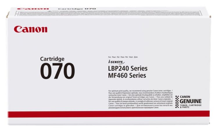 Тонер-картридж Canon 070 5639C002 черный для MF461w/463dw/465dw/LBP243dw/246dw 3000стр.