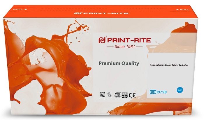 Картридж Print-Rite PR-CE401A голубой (6000стр.) для HP CLJ M551