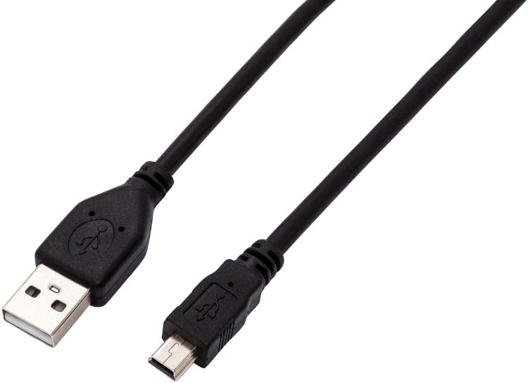 

Кабель интерфейсный USB 2.0 Filum FL-CPro-U2-AM-miniBM-1.8M 1.8 м., черный, 2A, разъемы: USB A male- USB mini B male, пакет, FL-CPro-U2-AM-miniBM-1.8M