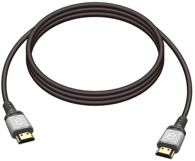 

Кабель интерфейсный Digma D-HDMI-V2.0-2M аудио-видео HDMI (m)/HDMI (m) 2м. позолоч.конт. черный, D-HDMI-V2.0-2M