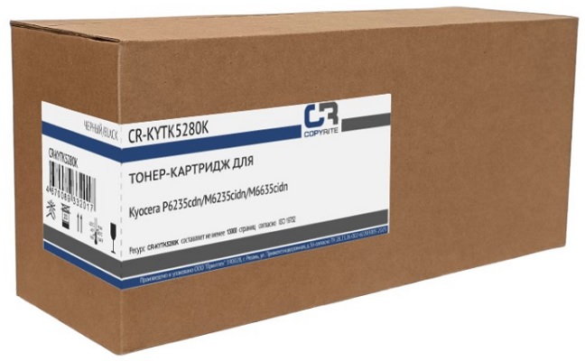 

Тонер-картридж CopyRite CR-KYTK5280K для Kyocera P6235cdn/M6235cidn/M6635cidn, TK-5280K, 13000 стр, black, CR-KYTK5280K