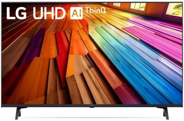 Телевизор LED LG 50UT80006LA.ARUB 50"/черный/4K Ultra HD/60Hz/DVB-T/DVB-T2/DVB-C/DVB-S/DVB-S2/USB/WiFi/Smart TV