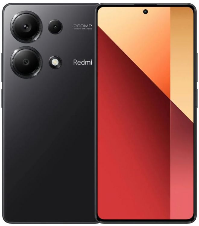 

Смартфон Xiaomi Redmi Note 13 Pro 8/256GB MZB0FX1RU (52853) midnight black, Redmi Note 13 Pro 8/256GB