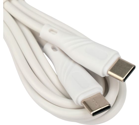 

Кабель интерфейсный USB 2.0 Cablexpert CCB-USB2-CMCMO1-2MW Type-C/Type-C, Classic 0.1, 3A, 60Вт, PD/QC3.0, медь, 2м, белый, коробка, CCB-USB2-CMCMO1-2MW