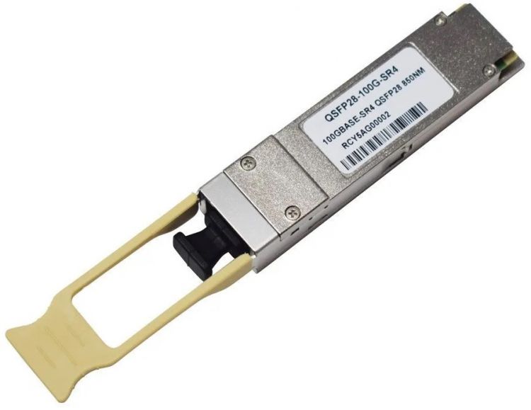 

Трансивер Huawei QSFP28-100G-SR4 100GBase-SR4 QSFP28 100G Multi-mode 850nm 0.1km MPO, QSFP28-100G-SR4