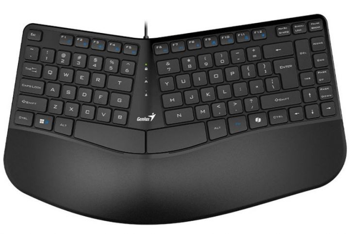 

Клавиатура Genius Ergo KB-700 31310053402 черная, проводная, USB, 104 клавиши, Ergo KB-700