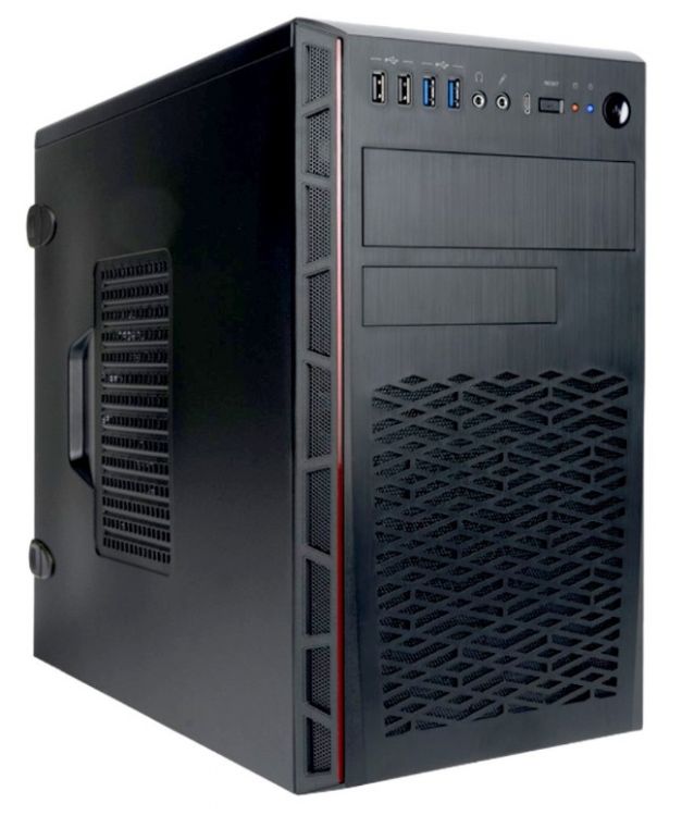 

Корпус mATX InWin EMR065 6197047 черный, 500W, 2*USB 3.0, 2*USB 2.0, HD audio, EMR065