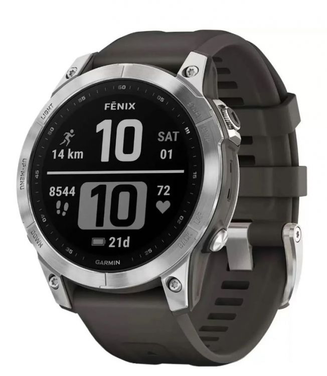 

Часы Garmin Fenix 7 010-02540-01 серебристый 47мм, Fenix 7