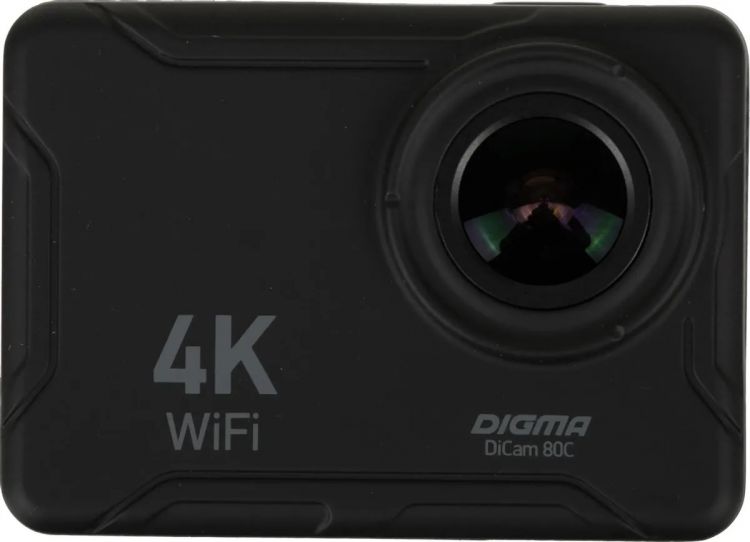 Экшн-камера Digma DiCam 80C DC80C черная цена и фото