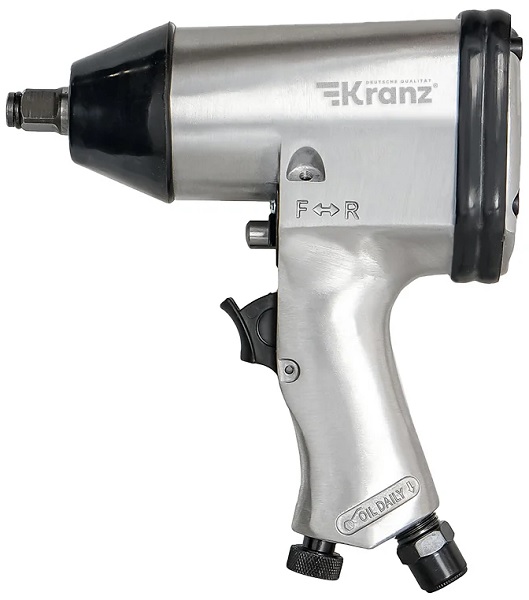 

Гайковерт KRANZ KR-80-0701 пневматический 1/2", 330 Нм, KR-80-0701