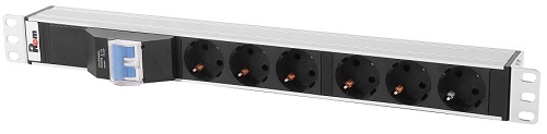 

Блок розеток 19", 6 розеток ЦМО R-32-6S-A-440-K Rem-32 с авт., 6 Schuko, 32А, алюм.,колодка, R-32-6S-A-440-K