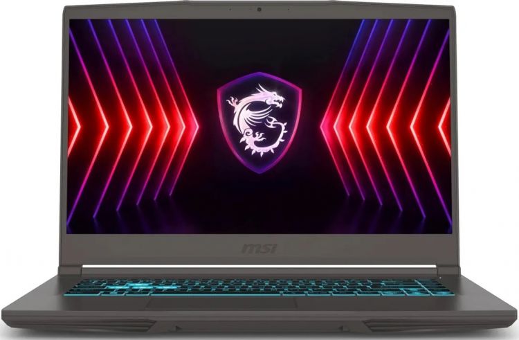 Ноутбук MSI Thin 15 B12VE-1294XRU 9S7-16R831-1294 i5 12450H/16GB/512GB SSD/GeForce RTX 4050 6GB/15.6" FHD IPS/WiFi/BT/cam/DOS/grey