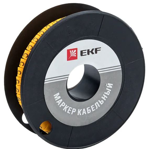 

Маркер на кабель EKF plc-KM-4-C 4,0 мм2 "C" (500 шт.) (ЕС-2), plc-KM-4-C