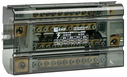 

Блок распределительный EKF db-160-4x12 (кросс-модуль) 160A (4x12), db-160-4x12