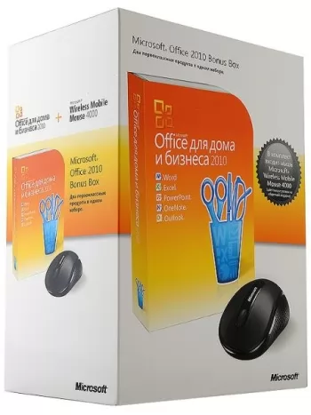 Microsoft Office Home and Business 2010 32-bit/x64 Russian DVD Bundle