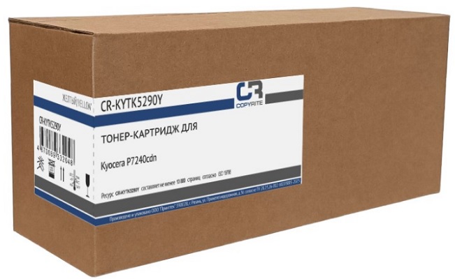 

Тонер-картридж CopyRite CR-KYTK5290Y для Kyocera P7240cdn, TK-5290Y, 13000 стр, yellow, CR-KYTK5290Y