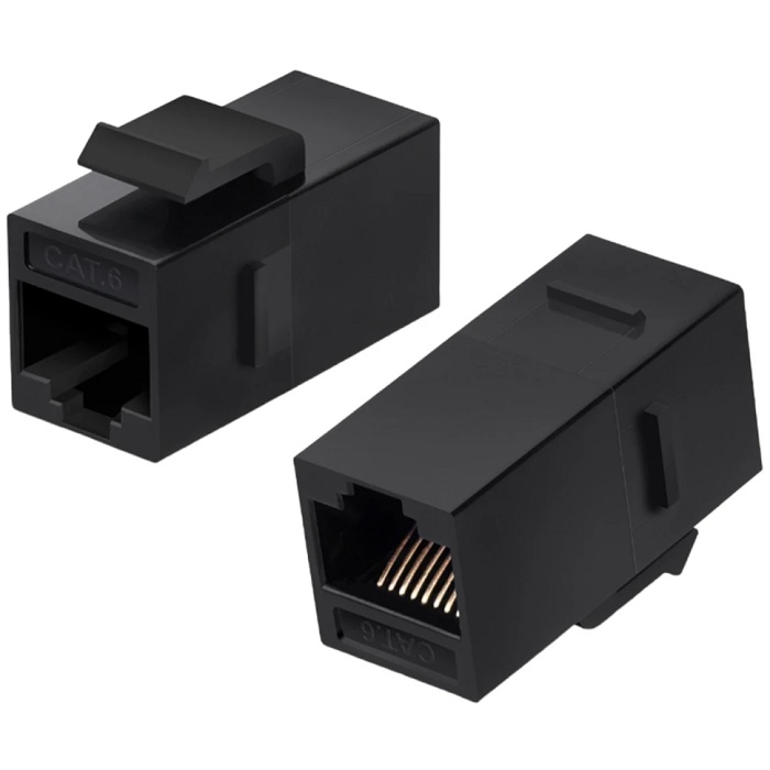 

Адаптер проходной Cabcoil FTA-KEYJ-RJ45-C6 формата Keystone, RJ45-RJ45, категория 6, FTA-KEYJ-RJ45-C6