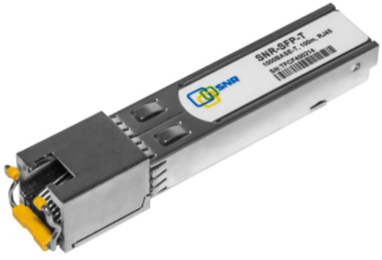 

Модуль SFP SNR SNR-SFP-GE-T 1000BASE-Tс интерфейсом RJ45, (Cisco ASR) до 100м, SNR-SFP-GE-T