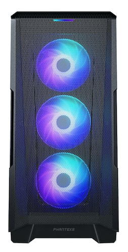 Корпус eATX PHANTEKS Eclipse P500A PH-EC500ATG_DBK01 черный, без БП, боковая панель из закалённого стекла, USB Type-C, 2*USB 3.0, audio - фото 2
