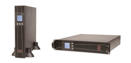 Источник бесперебойного питания DKC SMALLC2A10I онлайн, серии Small Convert, 2000 ВА/1800 Вт, Rack 3U, ток зарядки 5А, 6x7Ач, "RAM batt" - фото 1
