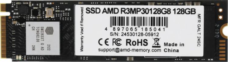 

Накопитель SSD M.2 2280 AMD R3MP30128G8 128GB, R3MP30128G8