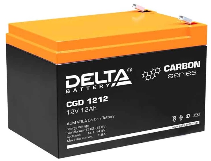 цена Батарея Delta CGD 1212 12В, 12Ач