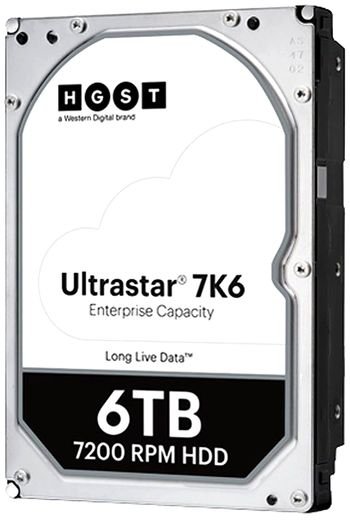 Жесткий диск 6TB SATA 6Gb/s Western Digital 0B36039 3.5" Ultrastar 7K6 7200rpm 256MB 512E SE Bulk (0B36535)