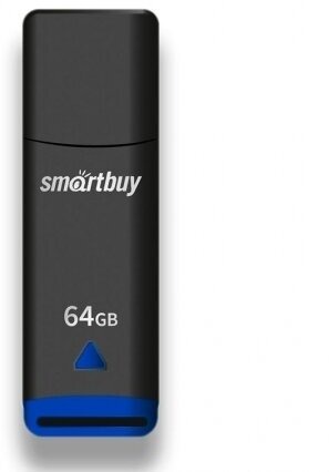 

Накопитель USB 2.0 64GB SmartBuy SB064GBEK Easy чёрный, SB064GBEK