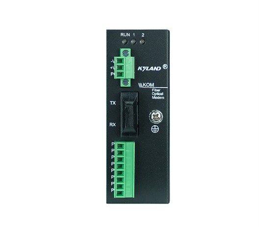 

Конвертер промышленный Kyland KOM200 302110048 1 100Base-FX single mode fiber port, SC connector, 1310nm, 40km, 1 RS232 serial port, 1 RS422 serial po, KOM200