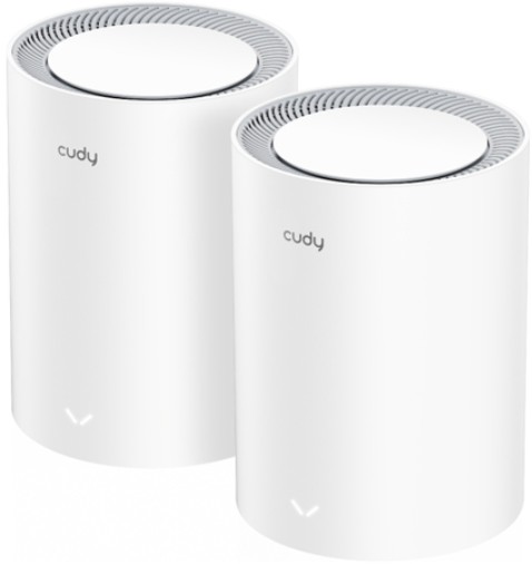 

Роутер Cudy M1800(2-Pack) AX1800 Wi-Fi 6 Mesh Solution,Chipset MediaTek, Dual-Band, 802.11ax/ac/a/b/g/n, 1201Mbps at 5GHz + 574Mbps at 2.4GHz, 2 Gigab, M1800(2-Pack)