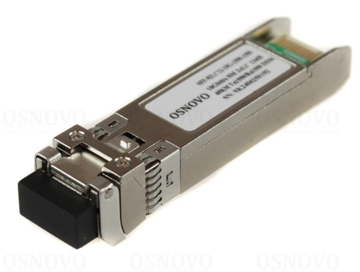 

Модуль SFP OSNOVO SFP-S2LC13-10G-1550-1550 оптический, 10G, два волокна Single Mode. Скорость: 10 Гбит/c. Тип разъема: 2LC. Оптический бюджет: 13дБ. Р, SFP-S2LC13-10G-1550-1550